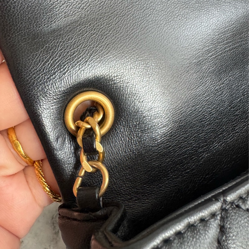 Chanel黑色金雙C coco愛心鏈方胖❤️🔥❤️🔥-19