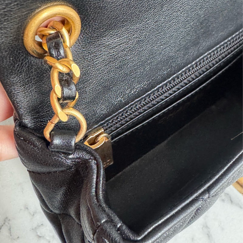 Chanel黑色金雙C coco愛心鏈方胖❤️🔥❤️🔥-21