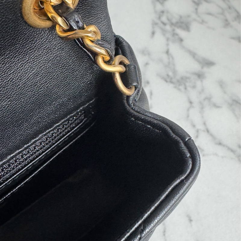 Chanel黑色金雙C coco愛心鏈方胖❤️🔥❤️🔥-22