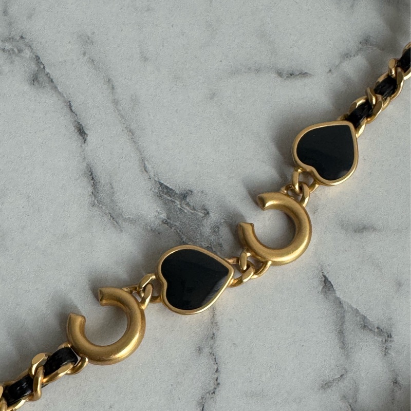 Chanel黑色金雙C coco愛心鏈方胖❤️🔥❤️🔥-29