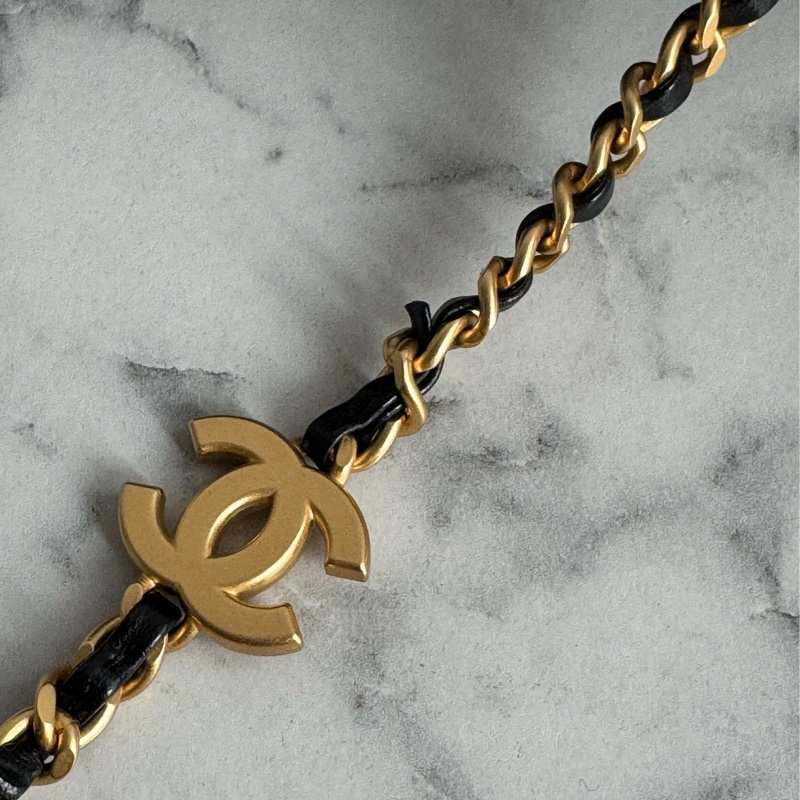 Chanel黑色金雙C coco愛心鏈方胖❤️🔥❤️🔥-30