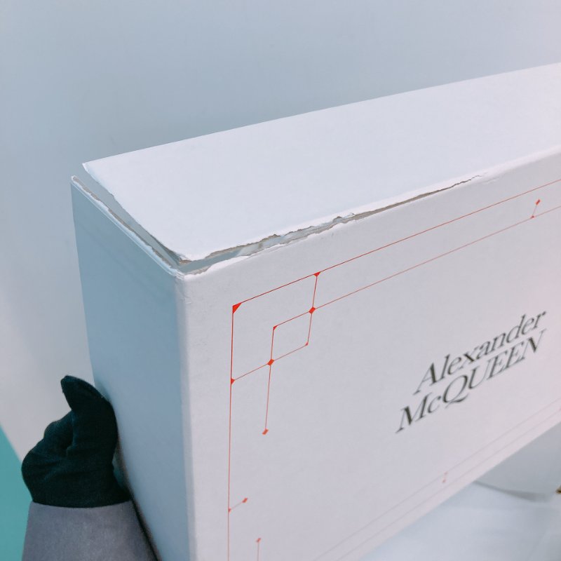 MS0672 Alexander Mcqueen 亞歷山大 麥昆 厚底休閒鞋 牛皮 白色 焦糖色 Oversized Sneakers Size 34.5 Calfskin White X Camel-19