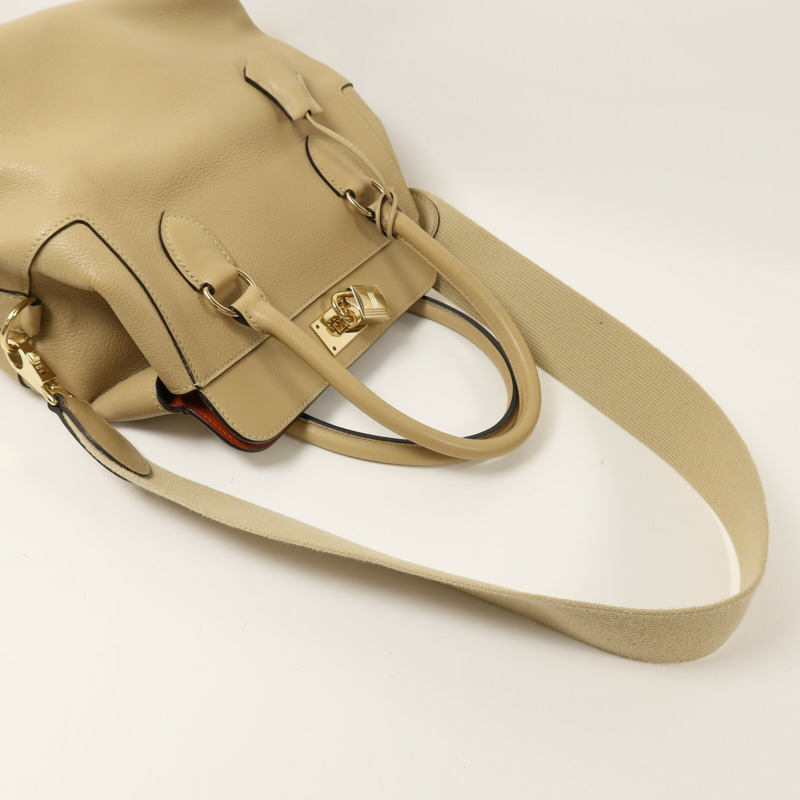 HERMES Evercolor皮革Toolbox 20手挽肩背兩用袋Trench/Cuivre-7