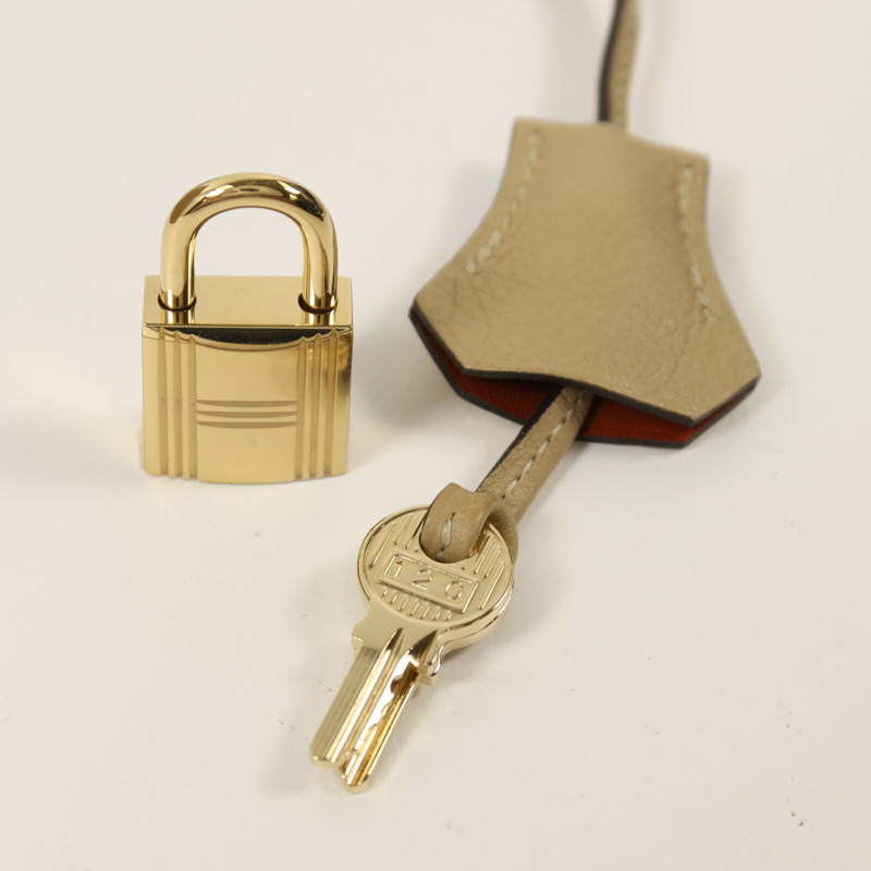 HERMES Evercolor皮革Toolbox 20手挽肩背兩用袋Trench/Cuivre-14