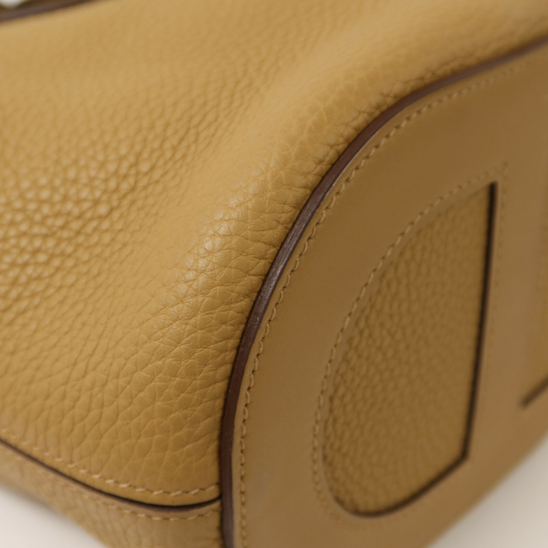 HERMES Clemence皮革In The Loop 18手挽袋Biscuit-10