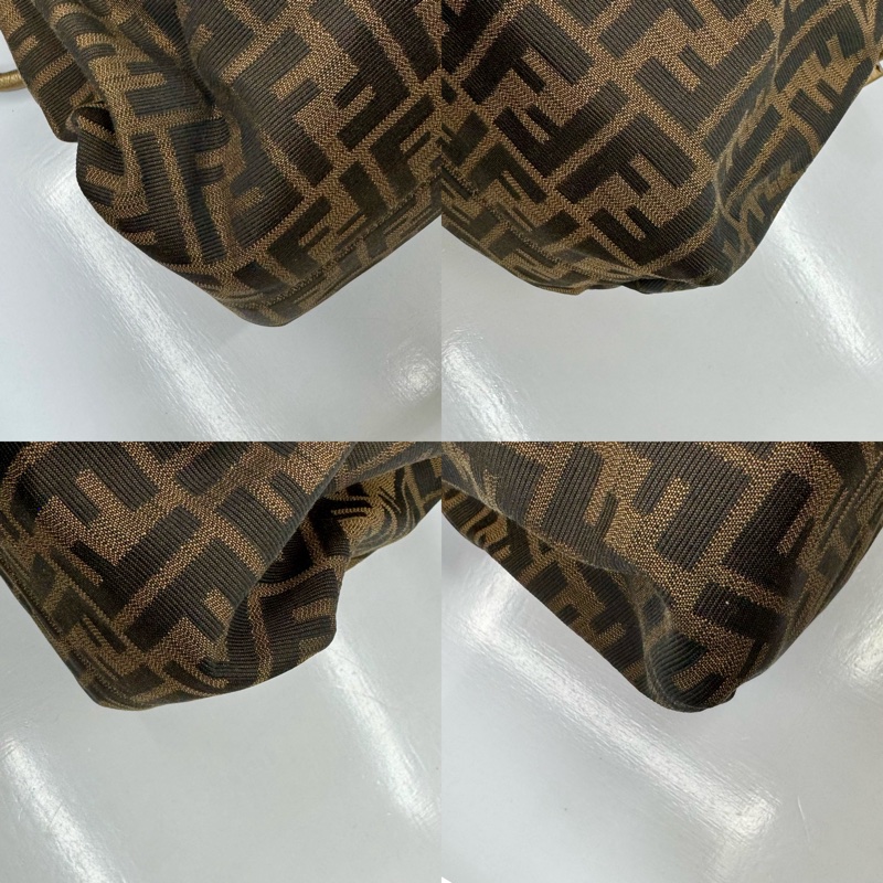芬迪 FENDI ZUCCA 老花大號托特肩背包-4