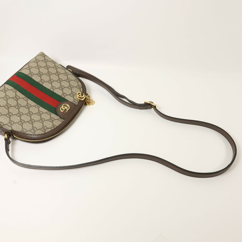 GUCCI 塗層帆布Ophidia Shoulder Bag肩背袋-7