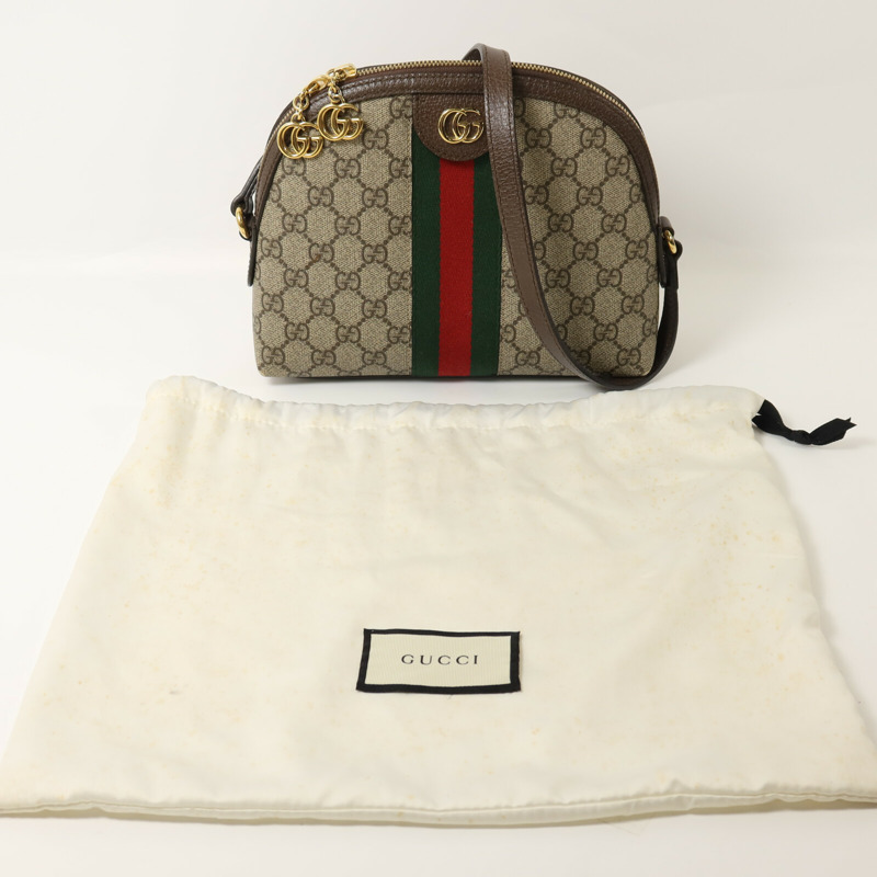 GUCCI 塗層帆布Ophidia Shoulder Bag肩背袋-8