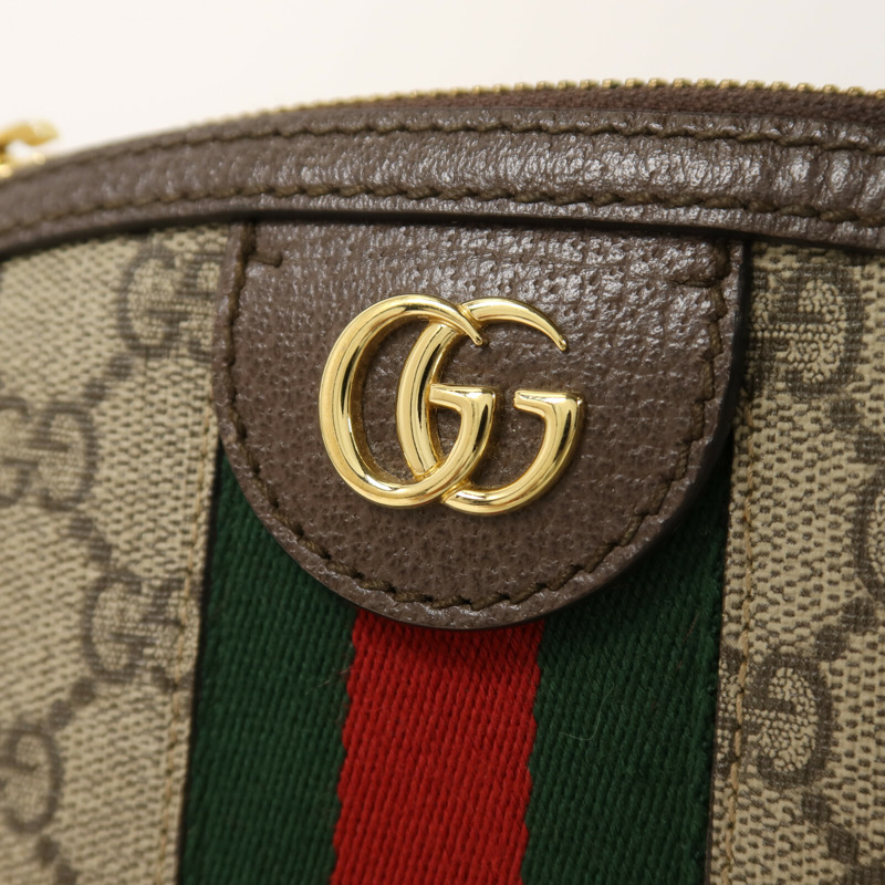 GUCCI 塗層帆布Ophidia Shoulder Bag肩背袋-9