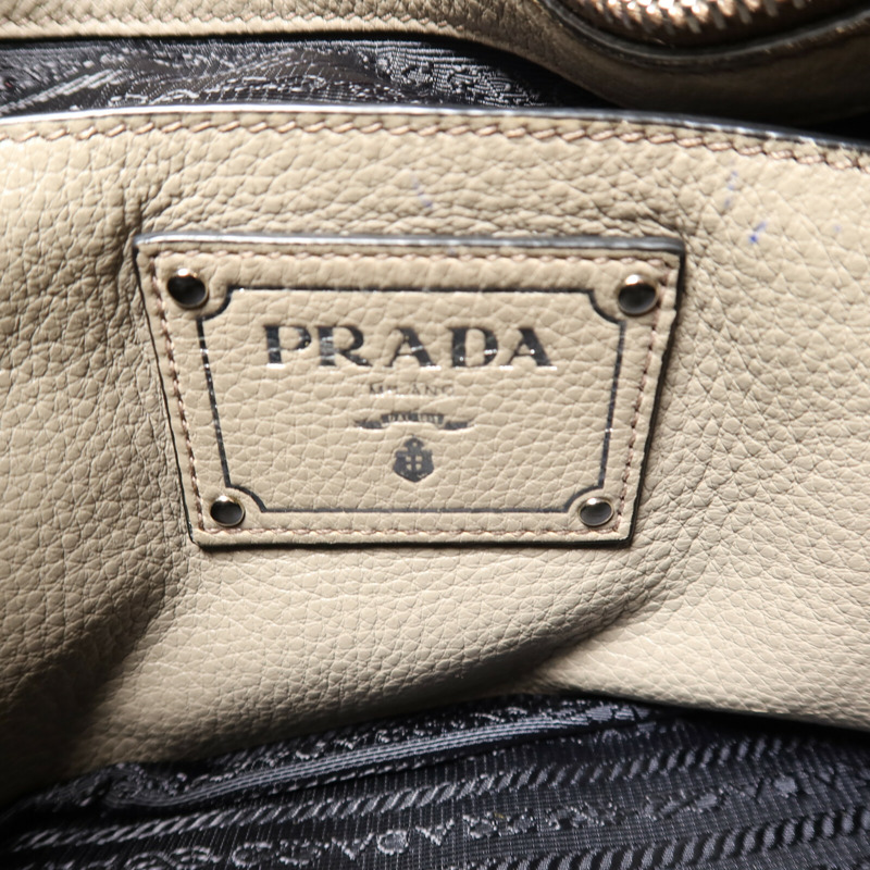 PRADA 牛皮皮革Shoulder Bag肩背袋-5