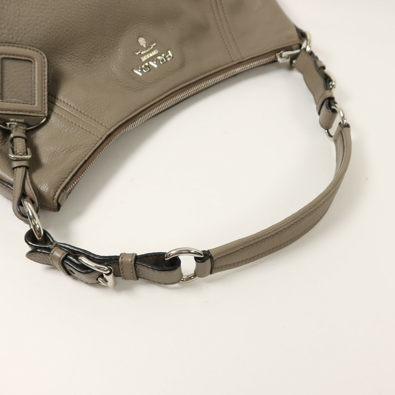 PRADA 牛皮皮革Shoulder Bag肩背袋-6