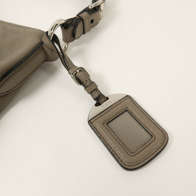 PRADA 牛皮皮革Shoulder Bag肩背袋-13