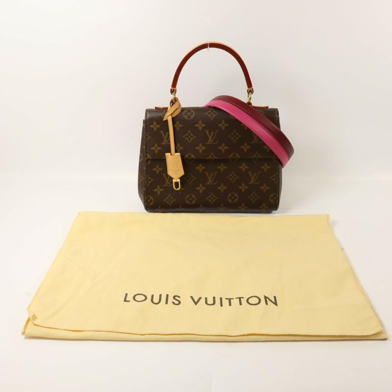 LOUIS VUITTON Monogram Cluny BB手挽肩背兩用袋-8
