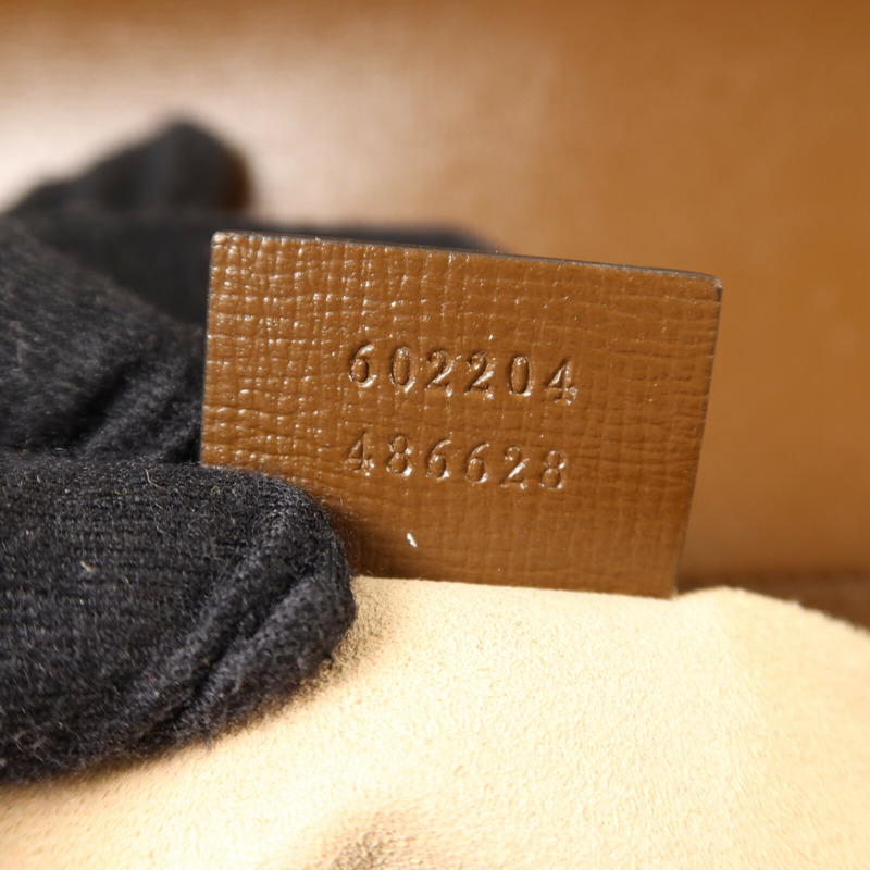 GUCCI 牛皮皮革Horsebit 1955肩背袋-5