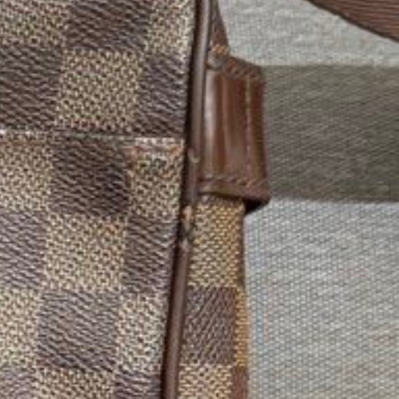 正品LV 棋盤格豆腐包-6