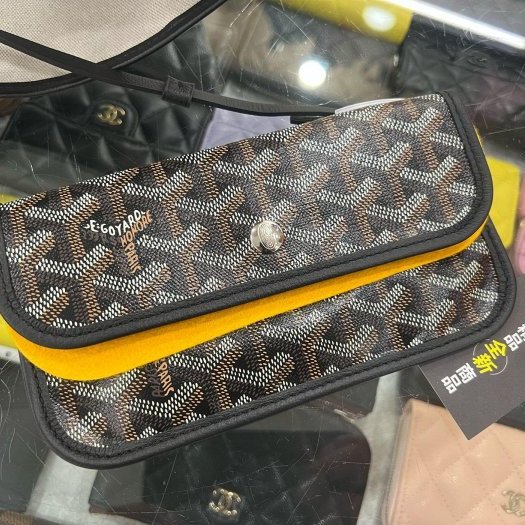 東區正精品㊣GOYARD Saint louis PM 全新黑色購物袋肩背包小款新款附包夾 RZ6383-6