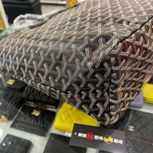 東區正精品㊣GOYARD Saint louis PM 全新黑色購物袋肩背包小款新款附包夾 RZ6383-12