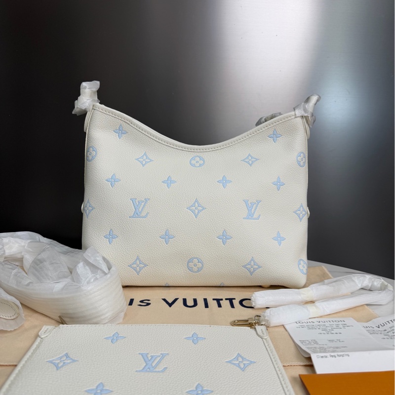 26年新款LOUIS VUITTON路易威登 小號奶油藍冰淇淋Carryall斜挎單肩包-3