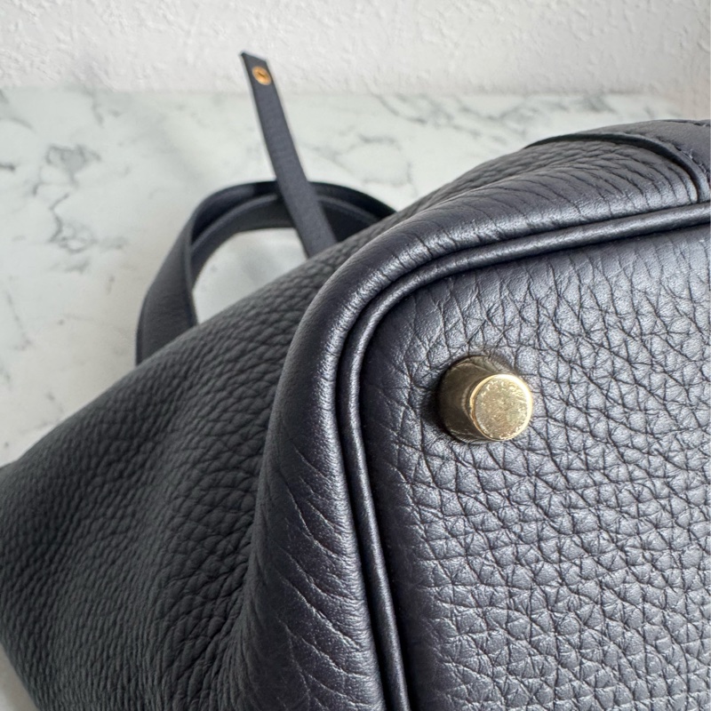 Hermes海軍藍金釦picotin18-6