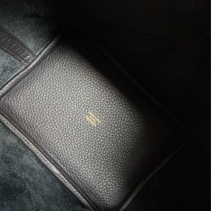 Hermes海軍藍金釦picotin18-11