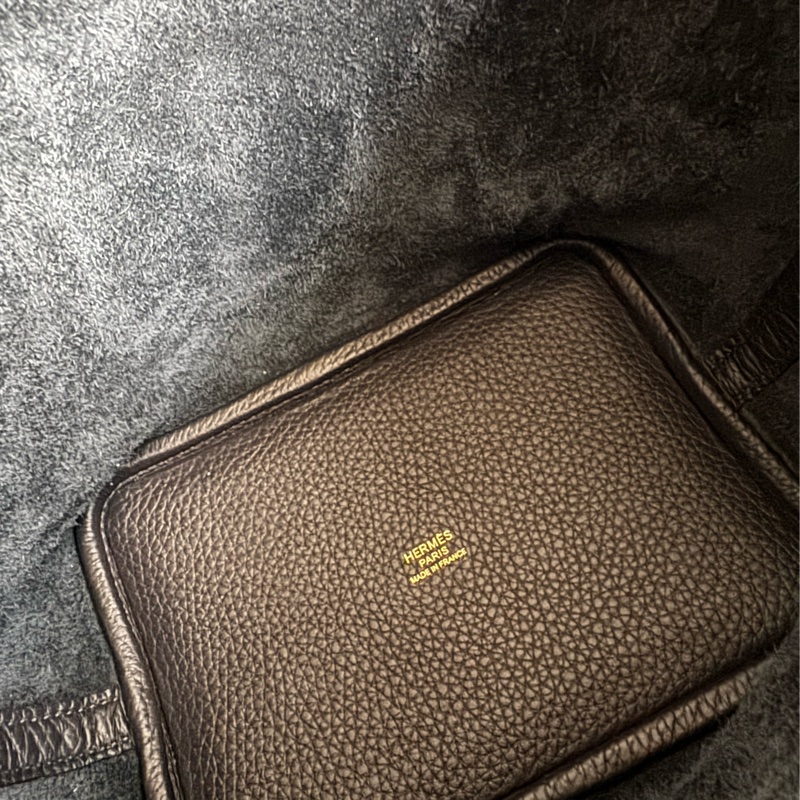 Hermes海軍藍金釦picotin18-16