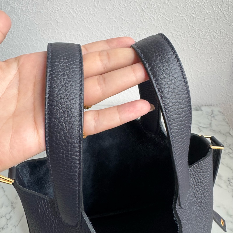 Hermes海軍藍金釦picotin18-21