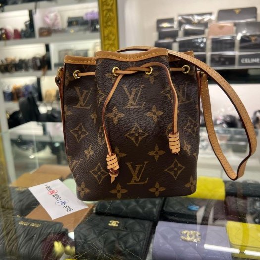 東區正精品㊣LV NANO NOE M41346 MINI 原花迷你水桶包斜背包 RZ6385-0