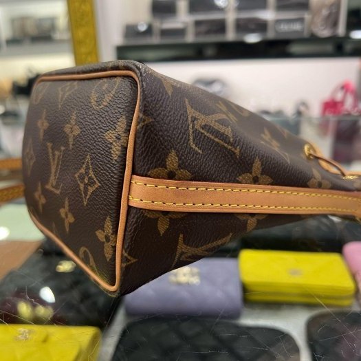 東區正精品㊣LV NANO NOE M41346 MINI 原花迷你水桶包斜背包 RZ6385-6