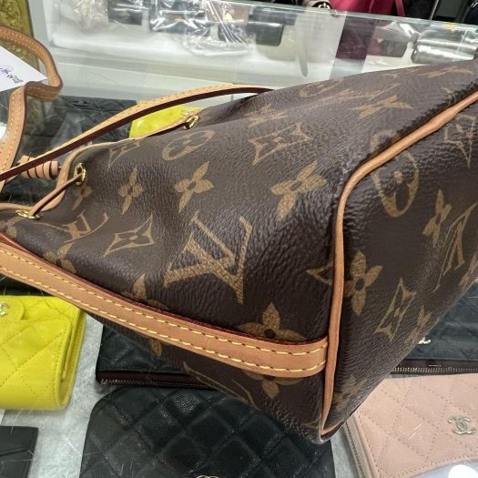 東區正精品㊣LV NANO NOE M41346 MINI 原花迷你水桶包斜背包 RZ6385-7