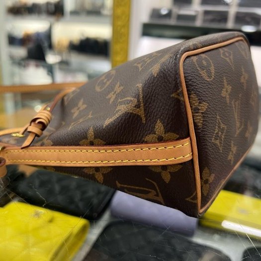 東區正精品㊣LV NANO NOE M41346 MINI 原花迷你水桶包斜背包 RZ6385-8