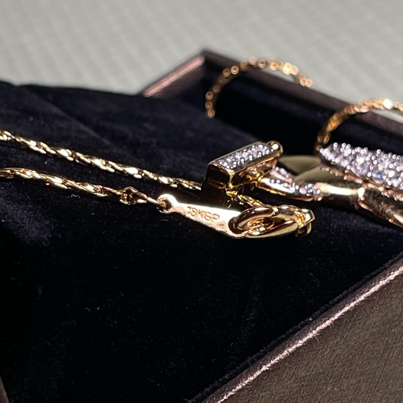 正品Swarovski 18kGP項鍊-2