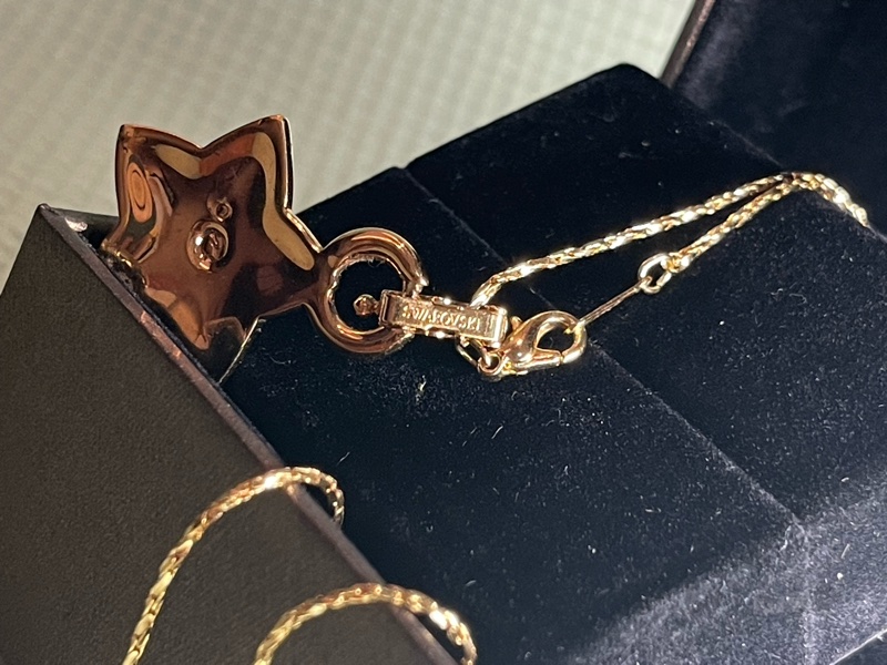 正品Swarovski 18kGP項鍊-3