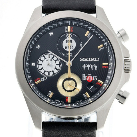 精工 (Seiko) 披頭四樂團《Love Me Do》60週年紀念腕錶 8T67-00X0 石英錶 全球限量發行1962枚