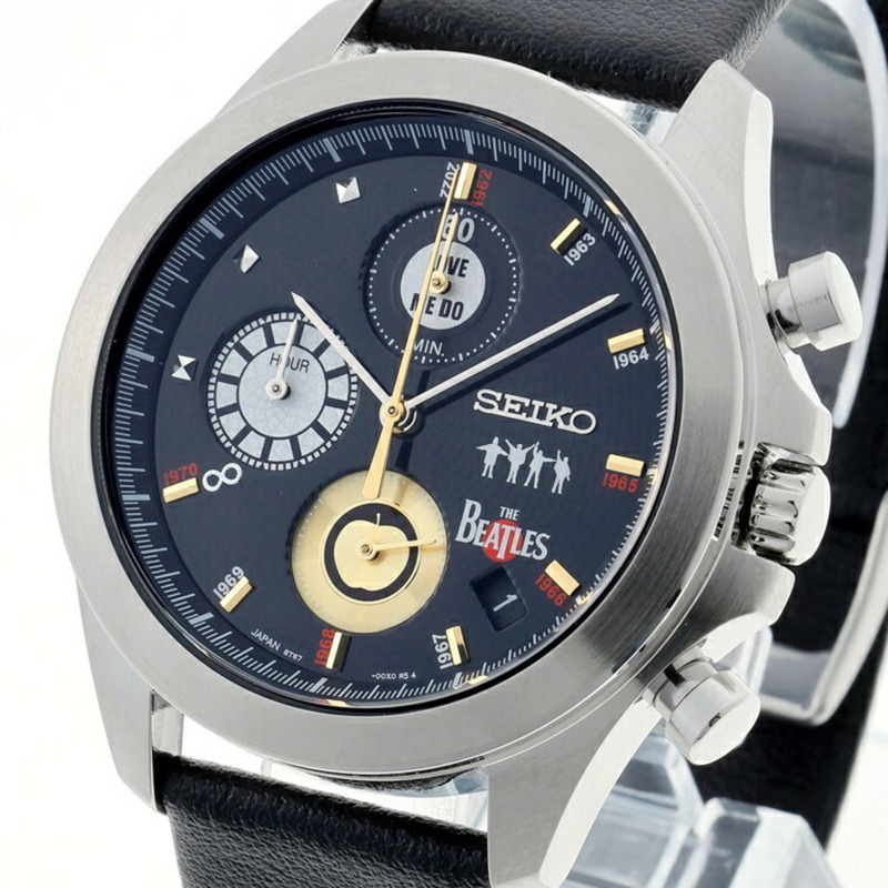 精工 (Seiko) 披頭四樂團《Love Me Do》60週年紀念腕錶 8T67-00X0 石英錶 全球限量發行1962枚-1