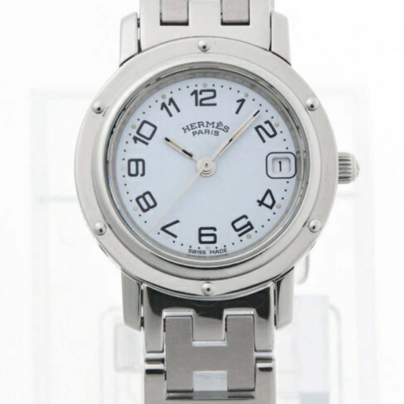 愛馬仕 Clipper CL4.210 白色石英錶-2