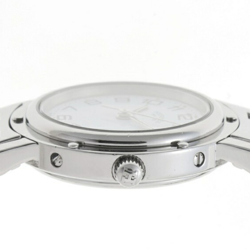 愛馬仕 Clipper CL4.210 白色石英錶-5