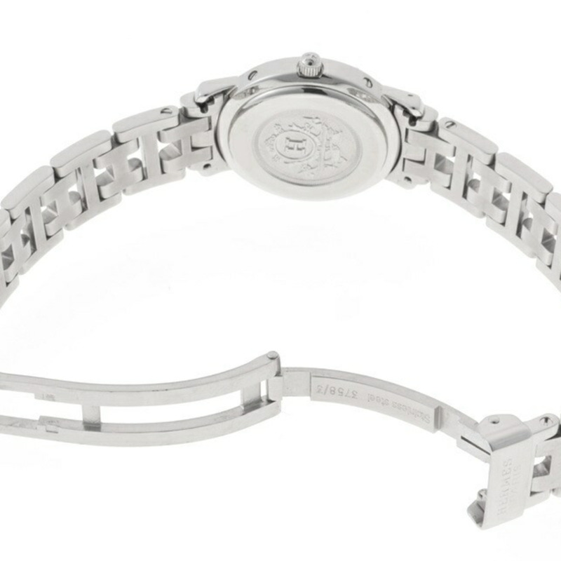 愛馬仕 Clipper CL4.210 白色石英錶-6