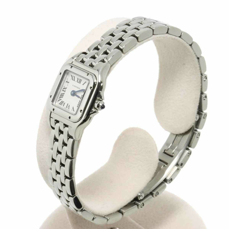 卡地亞 Panthère de Mini WSPN0019 女士腕錶,銀色,石英錶-2