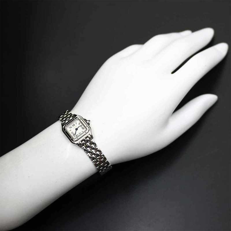 卡地亞 Panthère de Mini WSPN0019 女士腕錶,銀色,石英錶-3