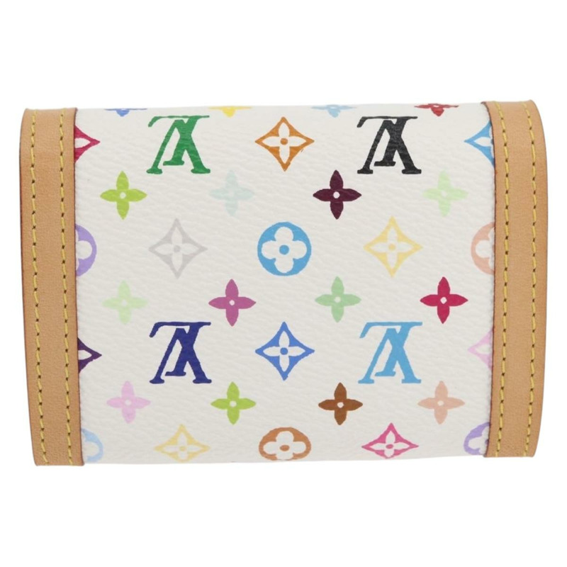 【日本直送】路易威登 多色 Porte Monnaie Pla 零錢包 白色 M92657 正品 YKZ1168V-1