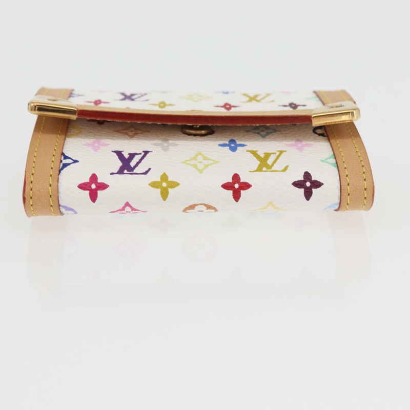 【日本直送】路易威登 多色 Porte Monnaie Pla 零錢包 白色 M92657 正品 YKZ1168V-5