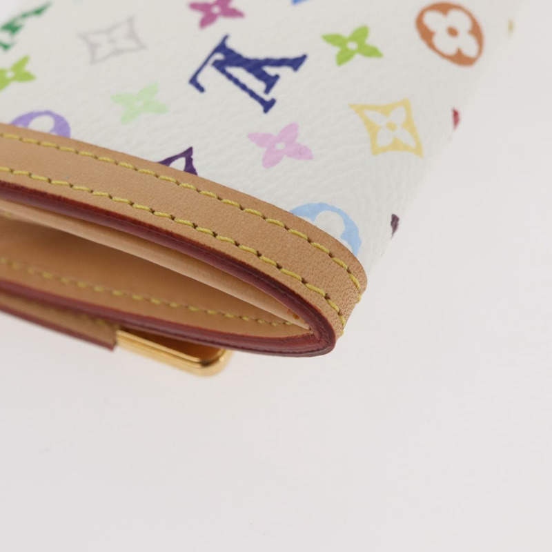 【日本直送】路易威登 多色 Porte Monnaie Pla 零錢包 白色 M92657 正品 YKZ1168V-14