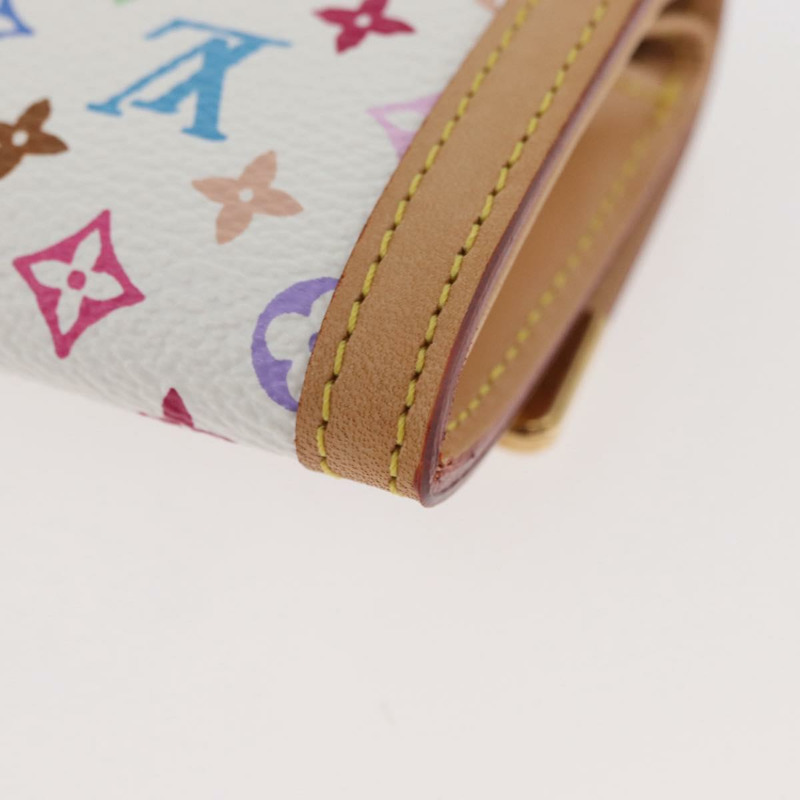 【日本直送】路易威登 多色 Porte Monnaie Pla 零錢包 白色 M92657 正品 YKZ1168V-15