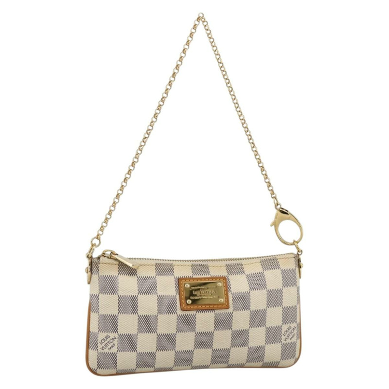 【日本直送】路易威登 Damier Azur Pochette Mira 中型配件袋 N60027 正品 YKZ1627V-0
