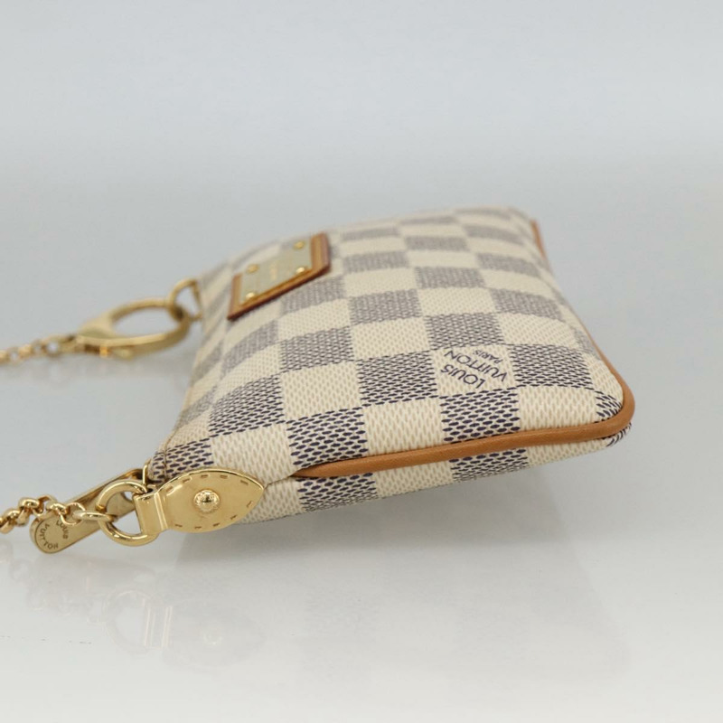 【日本直送】路易威登 Damier Azur Pochette Mira 中型配件袋 N60027 正品 YKZ1627V-2