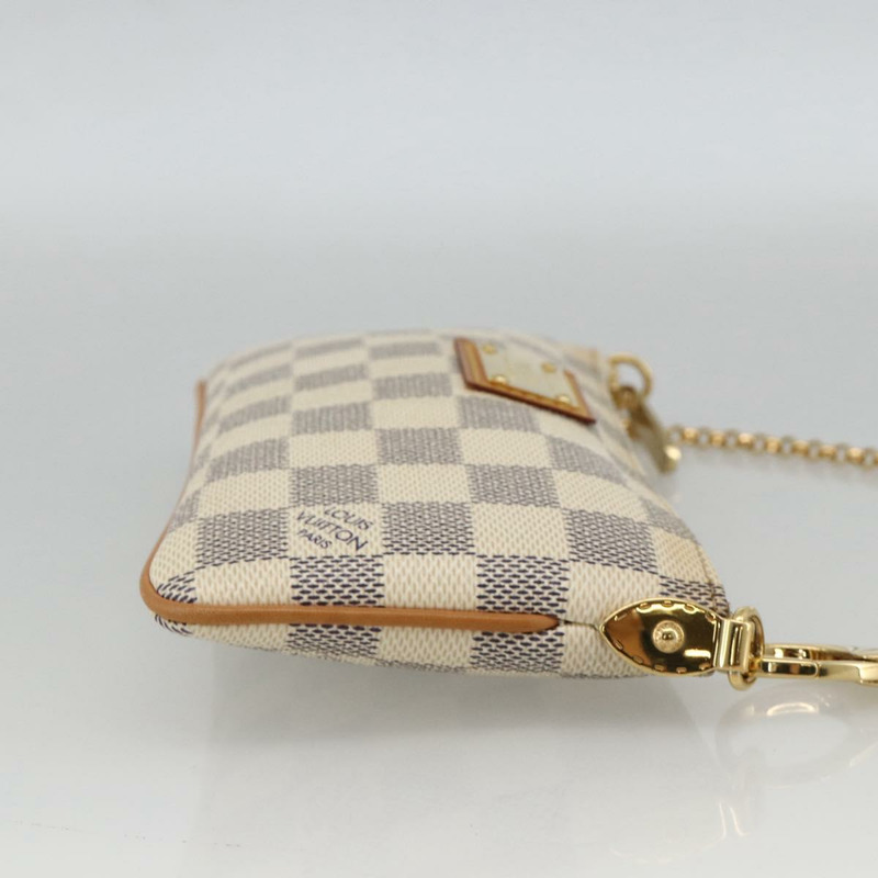 【日本直送】路易威登 Damier Azur Pochette Mira 中型配件袋 N60027 正品 YKZ1627V-3