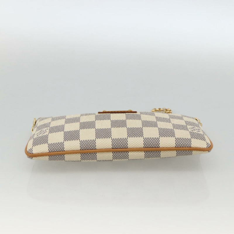 【日本直送】路易威登 Damier Azur Pochette Mira 中型配件袋 N60027 正品 YKZ1627V-4