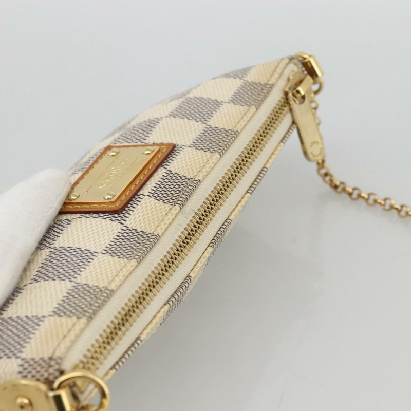【日本直送】路易威登 Damier Azur Pochette Mira 中型配件袋 N60027 正品 YKZ1627V-5