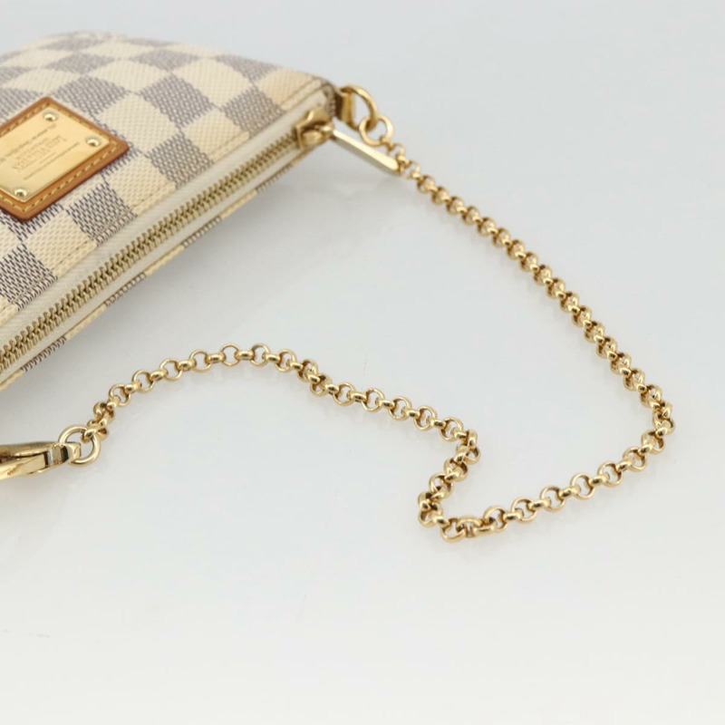 【日本直送】路易威登 Damier Azur Pochette Mira 中型配件袋 N60027 正品 YKZ1627V-6