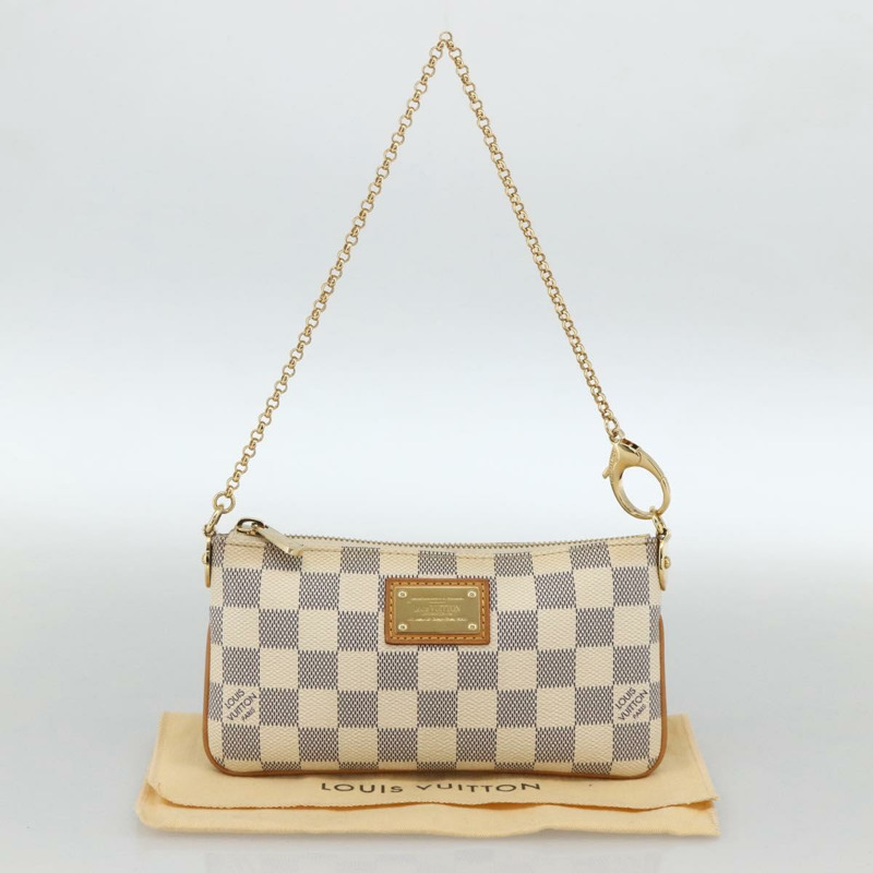 【日本直送】路易威登 Damier Azur Pochette Mira 中型配件袋 N60027 正品 YKZ1627V-11